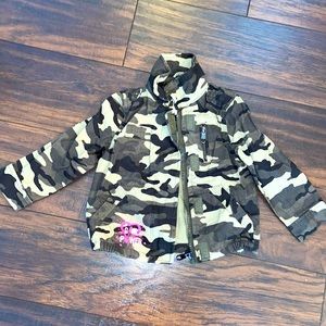 Jessica Simpson girls camouflage jacket